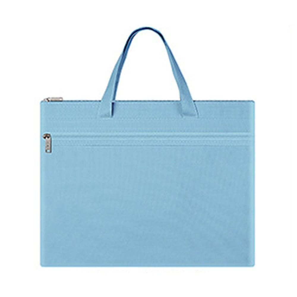 

Шкільна сумка з мультфільмом ПВХ формату A4 Портативна сумка для зберігання мистецтва синій