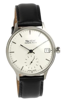 STAC Autentisk Rund Klockarmband x Silver Svart
