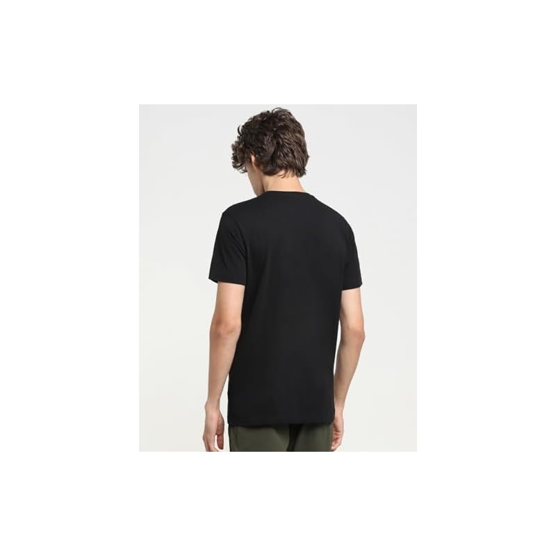 Bewakoof Men' Printed % Cotton TShirt Regular Fit, Round Neck, Half Sleeves