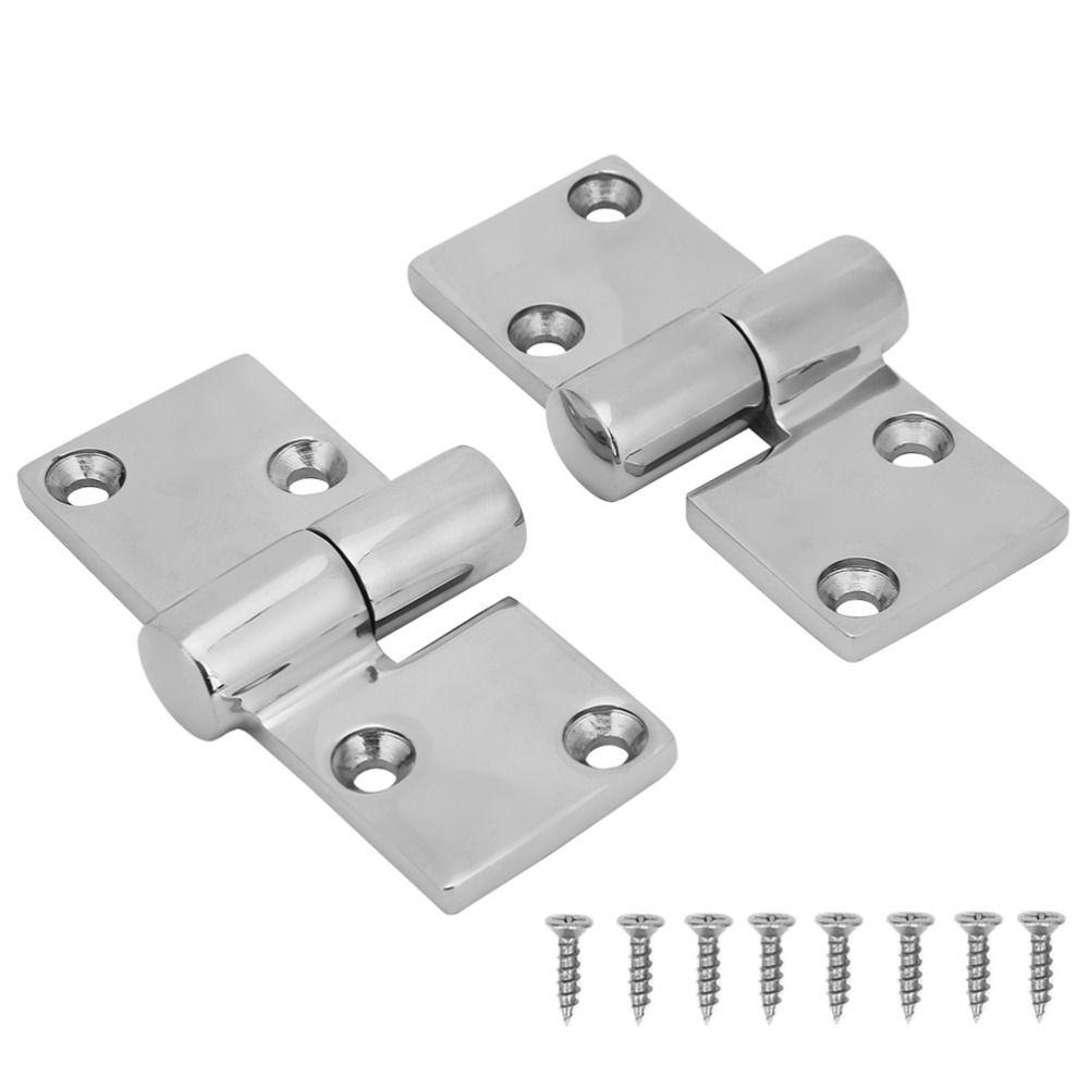 2PCS Heavy Duty Casting Take-Apart Boat Hinge Marine Grade Strap Hinge  Marine, RV, Furniture