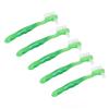5pcs Denture Brush Set Professional Travel Portable Double Sided False Teeth Cleaning Brush for