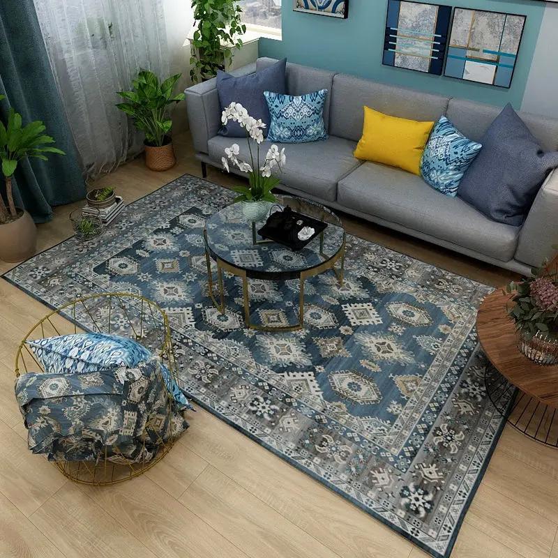 Bohemian Carpets for Living Room Moroccan Large Area Rugs Non-slip Floor Mat Home Decor Persian Lounge Rug