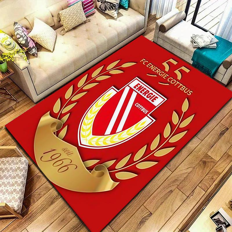 Energie Cottbus Carpet Rug for Living Room Bedroom Home Sofa Decoration,Kids play Nonslip Floor Mat