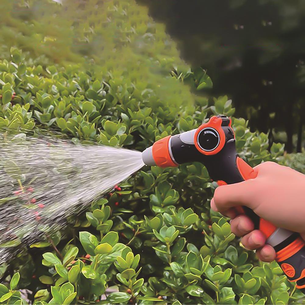 High Pressure Water Gun Irrigation Garden Watering Gun Water Hose Nozzle Sprayer Garden Sprinkler for Car Washing Floor Cleaning