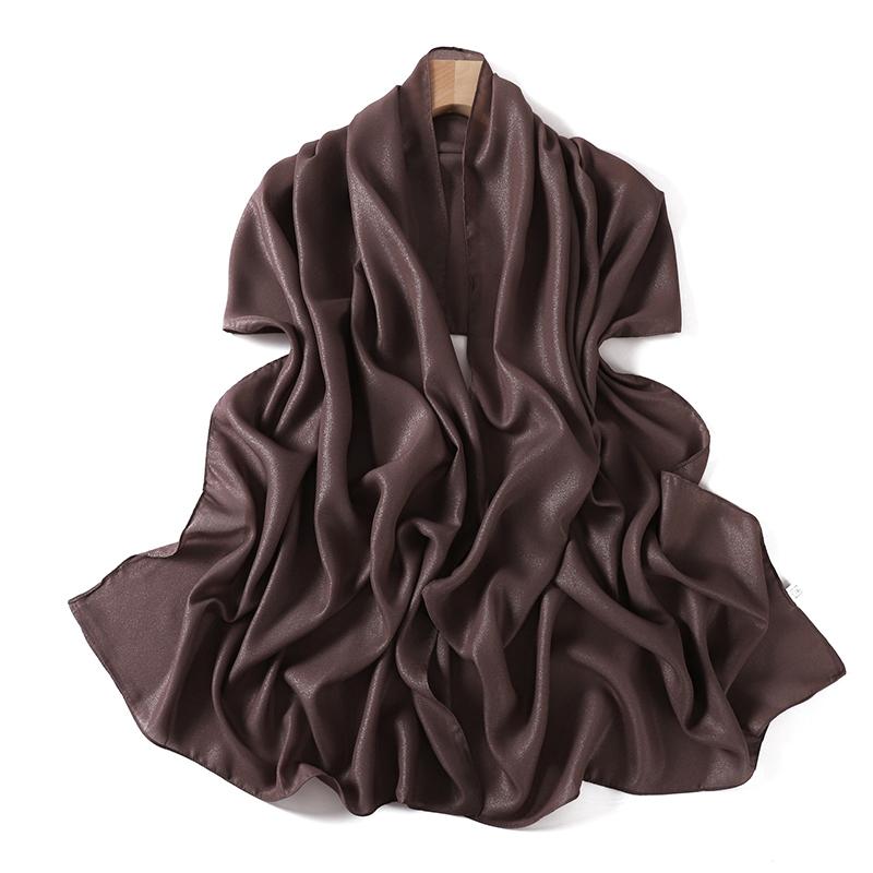 Muslim Chiffon Hijab Scarf for Women Solid Color Square Head Wrap Scarves Jersey Hijabs Islamic Turban Headband Shawl 180*70cm