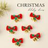 Christmas Mini Butterfly Bell Pendant Set Holiday Decoration Props For Festive Gift Present