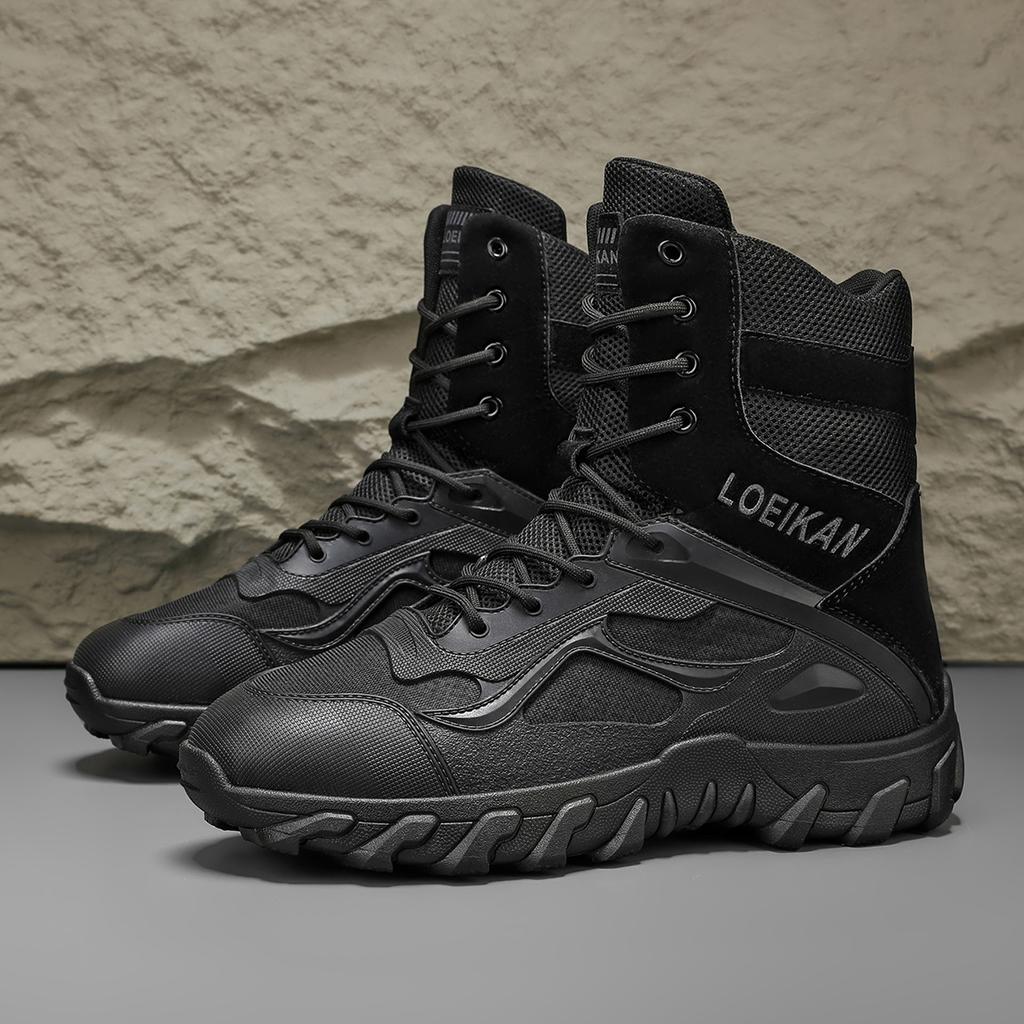Men'S High Top Denim Boots, Casual Sports Shoes, Trendy And Fashionable Men'S Boots