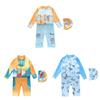Kinder Haifisch Cartoon Schwimmweste aus Polyester für Schwimmen und Wassersport