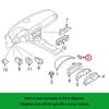 10Pcs Instrument & Side Panel Radio Bezel Clip MQ907568 for Mazda 2 3 5 6 CX-3