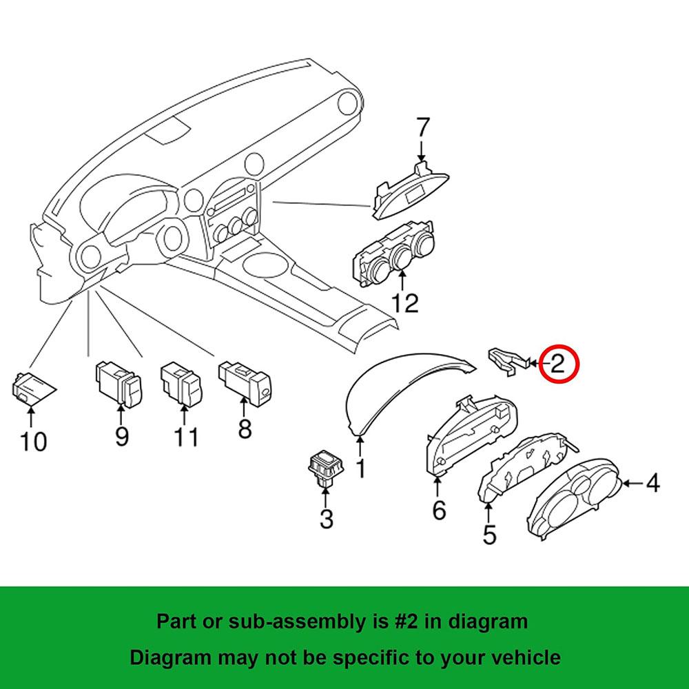 10Pcs Instrument & Side Panel Radio Bezel Clip MQ907568 for Mazda 2 3 5 6 CX-3