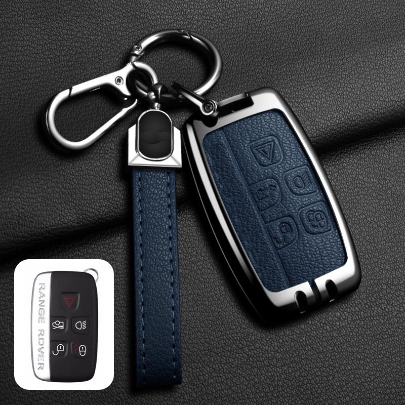 Zinc Alloy Car Key Case Cover Smart Remote Protection Shell For Land Rover Range Rover Evoque Discovery Sport Velar Accessories