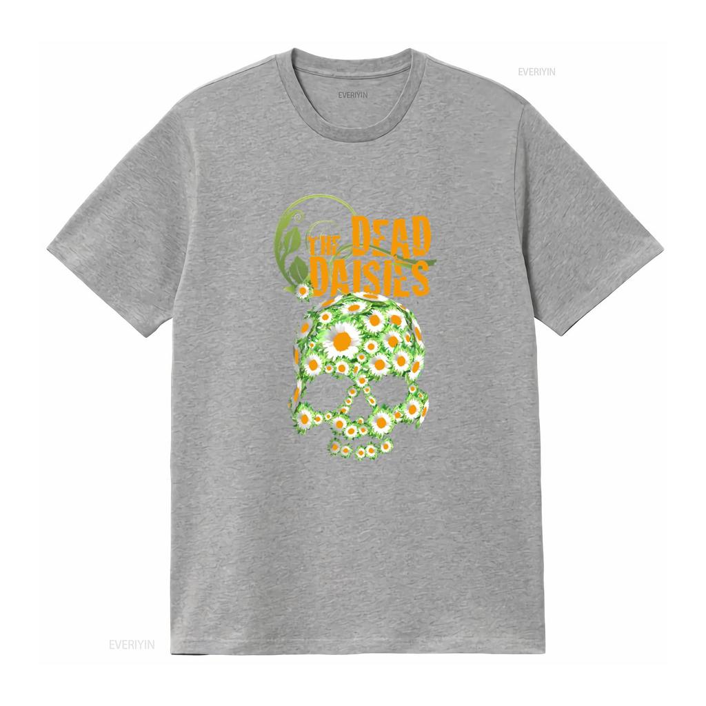The Dead Daisies Band Fan Black T Shirt With Daisy Skull Print All Sizes Available Vintage Slightly Streetwear Casual