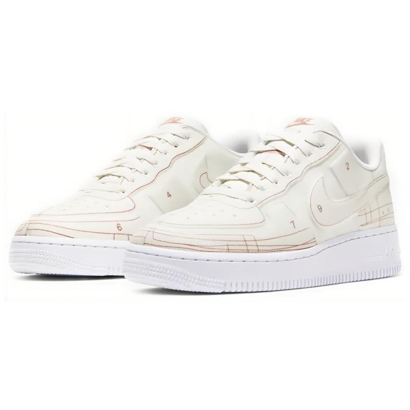 Nike Air Force 1 Low '07 Lx Blueprint Summit White Women's Sneakers CI3445-100