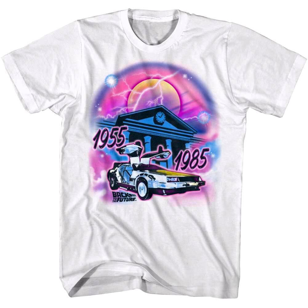 Back to The Future DeLorean Graffiti Men T Shirt XXXL