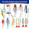 24pcs Fishing Lure Set 03 Iron Plate Spoon Bait Pencil Soft Gift