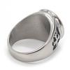 Cool Mens Catholic St Saint Benedict Cross Ring Stainless Steel Exorcism Medal