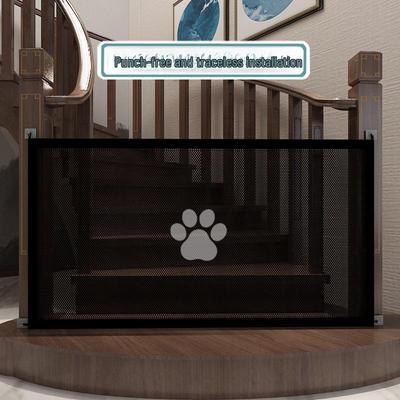 Maßgefertigter Hundezaun & Tür: Einfache Montage, Sicheres Isolationsnetz, Stanzfreies Türschutzgitter für Haustiere