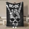 Rock Singer A-AC D-DC Band Fleece Blanket for Bed Bedroom Sofa Soft Flannel Throw Fluffy Children Adult Picnic Blanket Kids Gift
