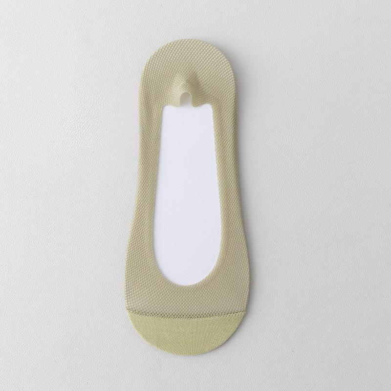 Summer Thin Anti-slip, Non-dropping Heel Sock for Women, Short Socks, High Heels, Summer Ice Silk, Shallow Mouth, Invisible Socks