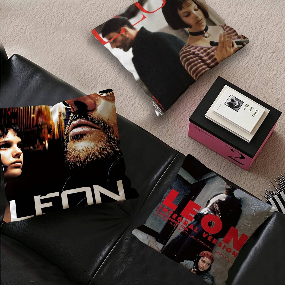 Movie L-Leon T-The P-Professional Personalized picture text home decorative pillows Household Gifts 45x45cm