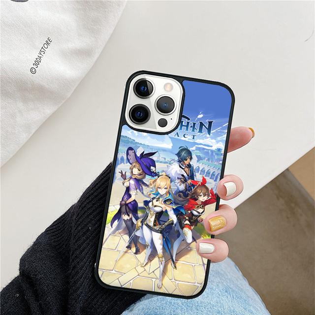 Genshin Impact Game Phone Case For iPhone 17 Air 15 16 Cover  11 13 14 Pro Max 12 Plus Max Fundas