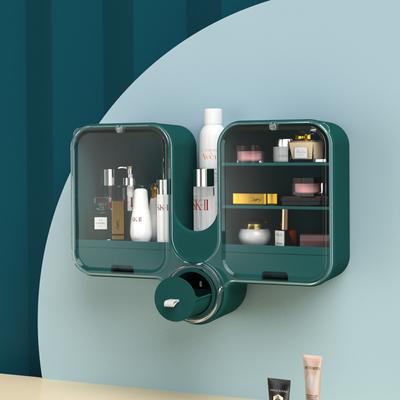 Cosmetics Storage Box Storage Box Wall-mounted Nail-free and Punch-free Skin Care Products Bathroom Shelf