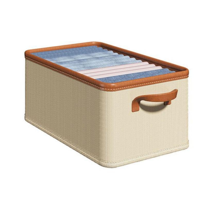 Storage Box Clothes Household Foldable Fabric Clothing Storage Box Wardrobe Dust Storage Pants Organizing Box
