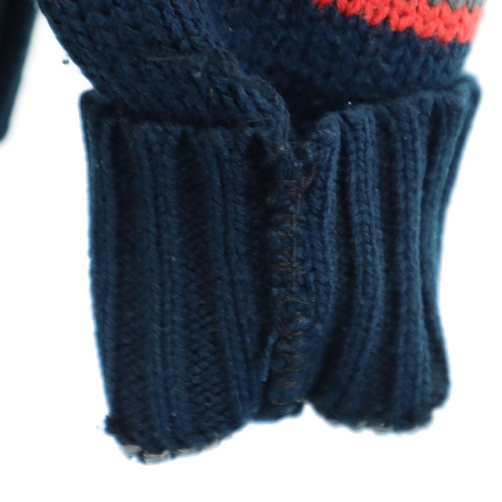 COUNTRY CRAFT 90s Acrylic Old Border Pattern Long Sleeve Sweater M Knit Men's Used