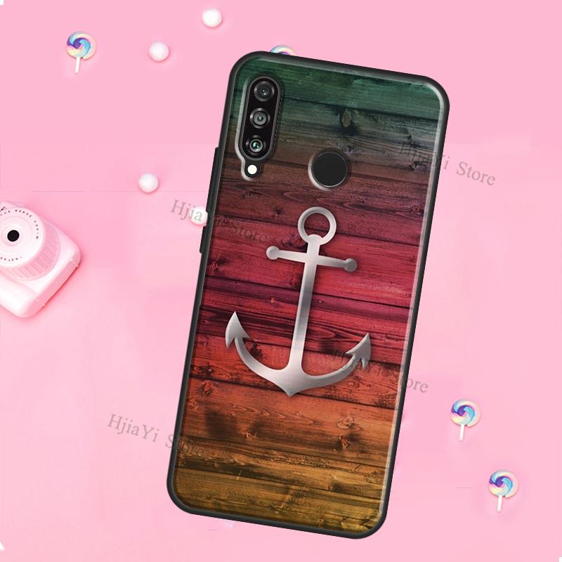 Anchor Boat For Huawei Honor Magic 5 Lite X8 X9 X8a X9a 50 70 P20 P30 P40 P50 P60 Pro P Smart 2019 Case