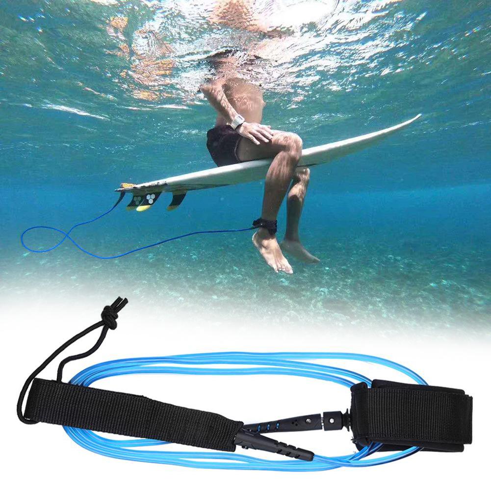6ft Šňůra k surfařské desce na kotník Surfing Surfařská deska Longboard Bezpečnostní Elastické Lano na Nohu Odolné proti Korozi Surfařské Příslušenství
