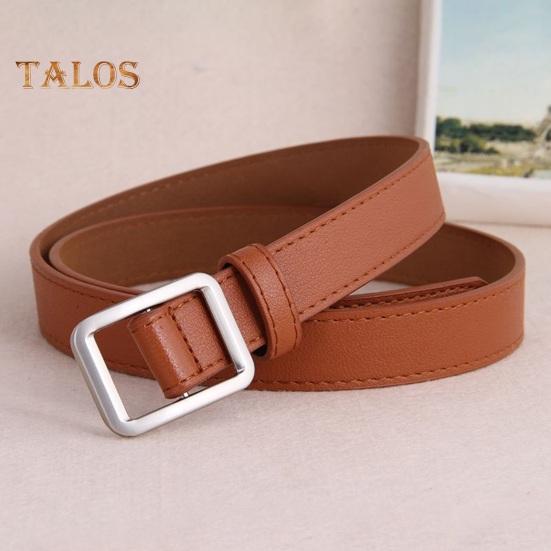 Women Belt for Jeans Dresses Pants Casual Faux Leather Waist Belt Ladies Jeans Thin Belt Accessory for Daily Wear