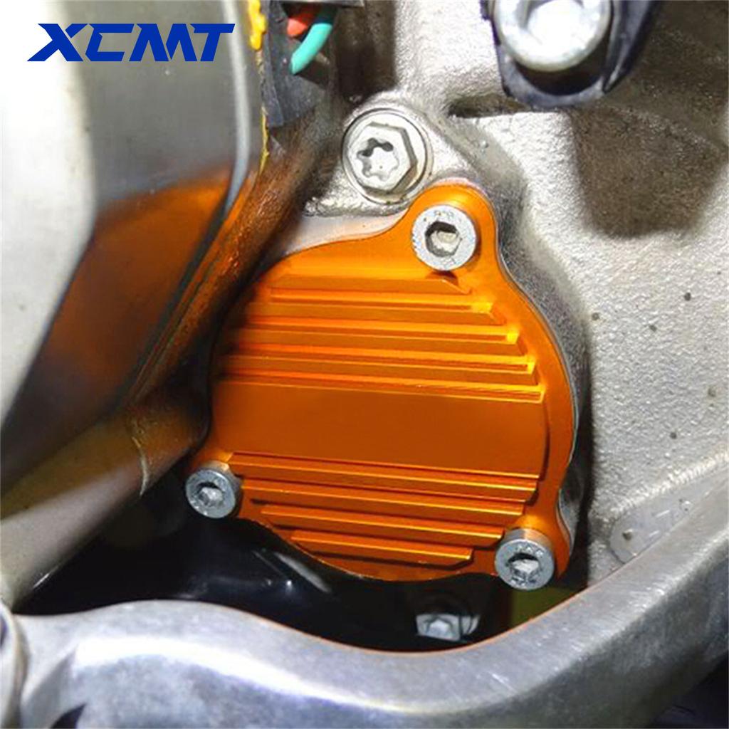Motorcycle Oil Pump Cover Guard Cap and Oil Filter Cover Cap For KTM SX-F XC-F XCW-F EXC SIX DAY Husqvarna FC FE FS FX 2012-2021