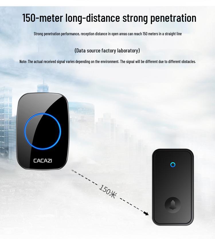Self-Powered Wireless Doorbell: Waterproof, Battery-Free, Long-Distance Ding-Dong Reminder