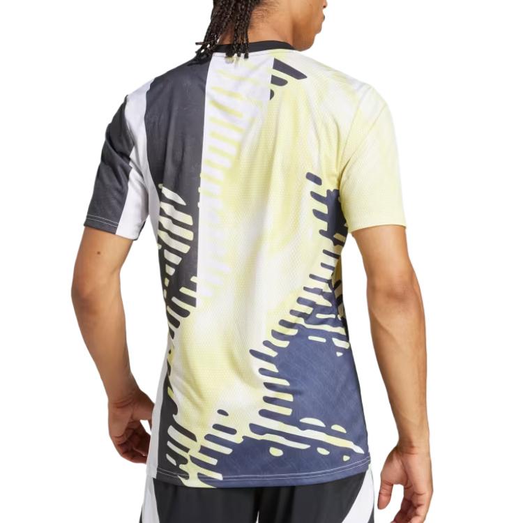 Adidas Juventus 24/25 Pre-Match Jersey Pure Sulfur/Black/Legend Ink Men Streetwear JE4307