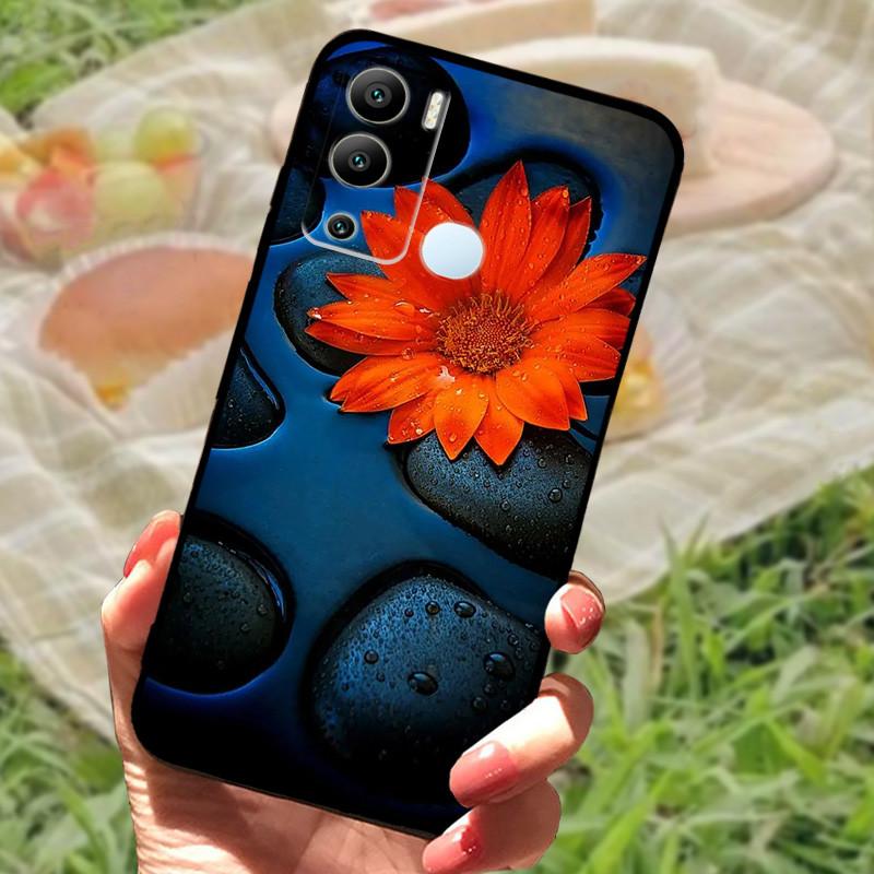 For Infinix Hot 12i Case 12 i X665B Silicone Soft TPU Phone Cover For Infinix Hot 12 Pro X668C Cases Hot12 X6817 Bumper Fundas