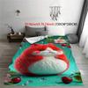 Cute Cat Flannel Blanket - Soft and Warm, Suitable for Sofas, Beds, Chairs, Camping, and As a Holiday Gift for Family and Friend