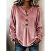 Women S Long Sleeve V Neck Pullover Casual Shirt