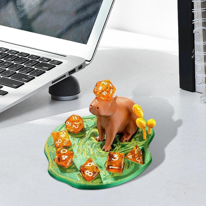 Dice Holder Tray Funny Dice Stand 3D Printed Funny Dice Tray Animal Dice Storage Accessories Decorative Desk Organizer For Game
