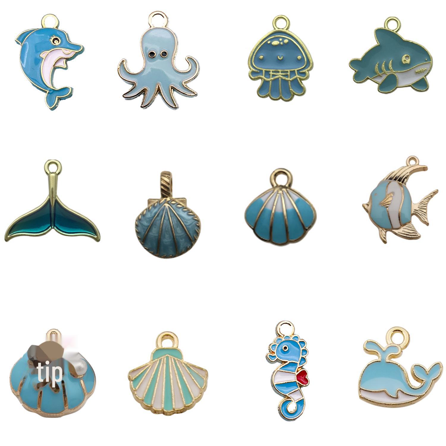 

Подвеска «Капля масла» из мультфильма — подвеска из сплава в виде дельфина и осьминога для браслетов и ожерелий своими руками