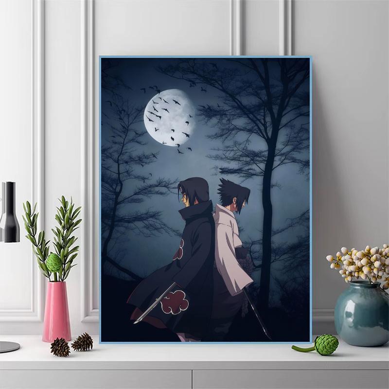 Naruto 100% Round Full Drill 5D DIY Diamond Painting Embroidery Cross Stitch Rhinestone Decor