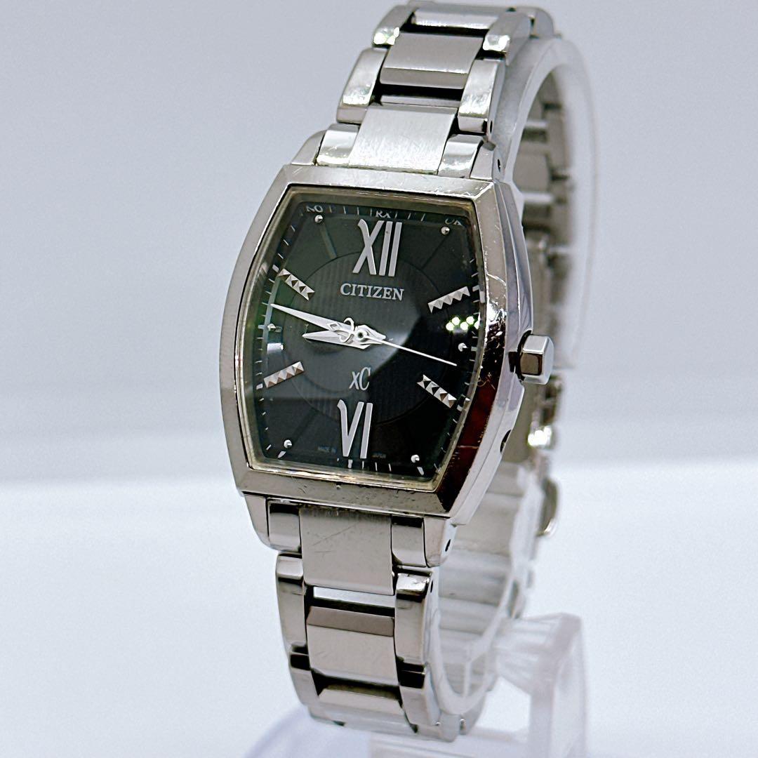 Citizen Cross Sea Radio Solar Ladies Watch Tonneau Type Black Operation Confirmed