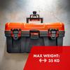 Support mural de garage - Maclean - MC-441 - Acier - Charge max 35kg - Noir
