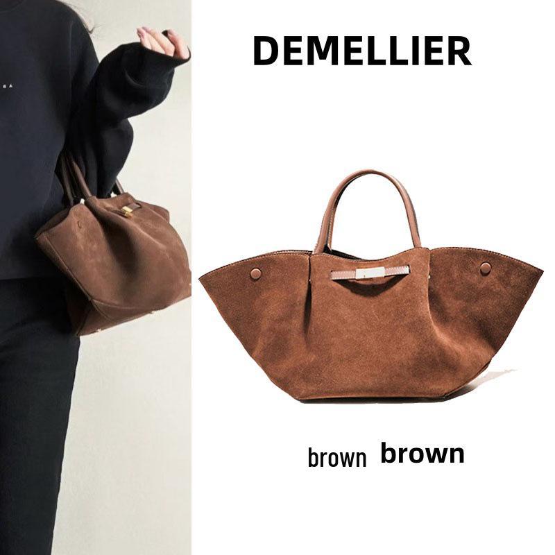 DEMELLIER Wing Suede Tote – Large Capacity, Versatile Women's Commuter Bag