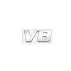 Metal 3D Badge  car displacement Logo Car Rear Trunk Body Sticker Emblem