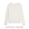 Mulberry Silk & Cashmere Blend Sweater - Soft Knit, Seamless, Round Neck Base Layer for Women