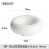 European White Ceramic Tableware Salad Dessert Bowl Snack Plate Household Table Decoration Cake Plate Kitchen Utensils Porcelain