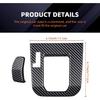 For 2025 Subaru Forester Gear Shift Panel Frame Cover, ABS Carbon Fiber Style Car Gear Shift Knob Cover Center Console Deco Cover Trim