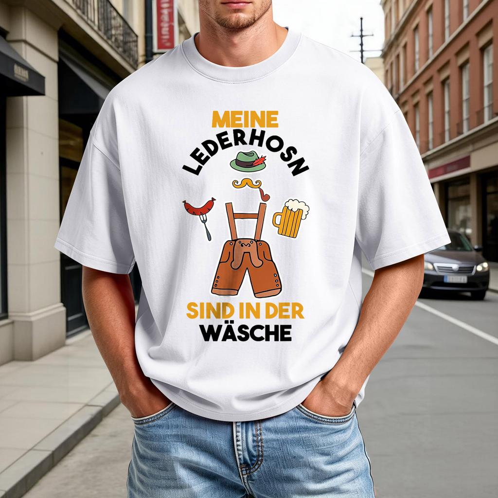 Men's Summer Crew Neck Short Sleeve T-Shirt Casual Comfortable Oktoberfest Print Shirt Lightweight Breathable Fabric