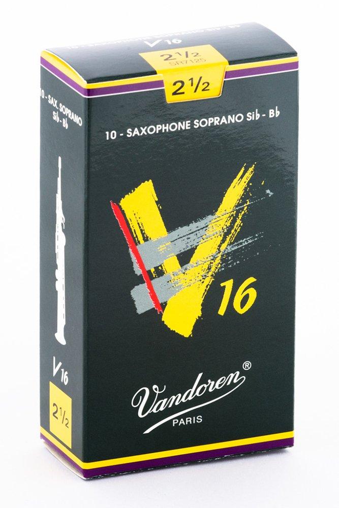 

Трость для саксофона сопрано Vandoren, твердость V16: 2-12 (10 кусочков)