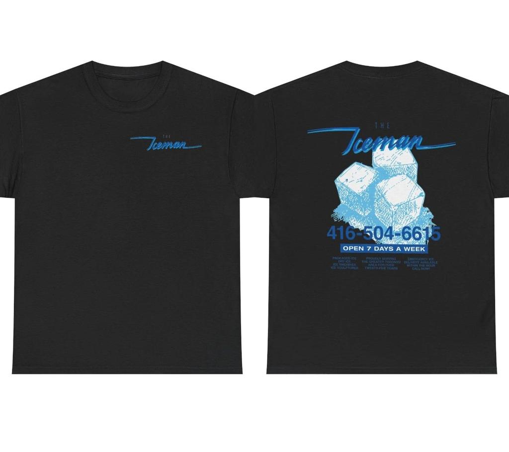 Drake IceUnisex Merch Tshirt Blue IceUnisex Black Tee Y2k Fashion Oversized Streetwear Print Casual Loose O Neck Short Sleeve Unisex
